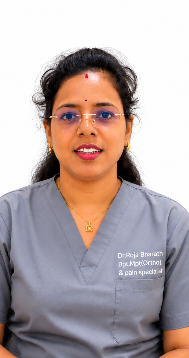 Dr. Roja Eepuri - Clinic Head & Senior Physiotherapist, Pain Specialist